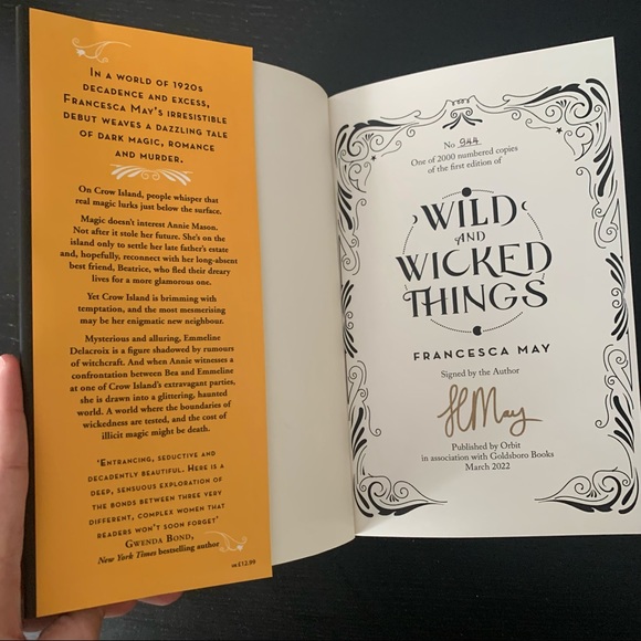 *Goldsboro edition* Wicked and Wild Things by Francesca May - Picture 2 of 4
